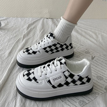 2021 new summer niche small white canvas shoes women Spring and Autumn Joker students sports thick bottom ins trendy shoes