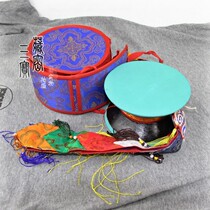 Tibetan Buddhist instruments Handmade Nepalese Tantric tambourine Sheepskin Balang drum Gabala drum
