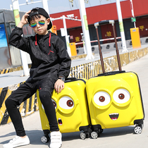 Childrens trolley case for men and women 18 inch children suitcase baby suitcase 20 inch universal wheel children boarding trailer