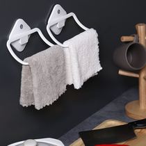 Toilet towel rack non-perforated suction cup household kitchen put cold cloth rack bathroom hanging rag towel