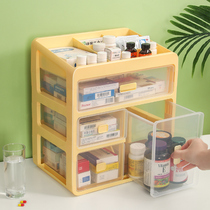 Home Drug Boxed Multi-function Large-capacity Pharmaceutical Medical Medical Small Containing Box Family Clothing Stocked Box