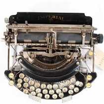 1918 Rare Imperial brand Imperial Museum-grade antique old-fashioned mechanical English typewriter collection