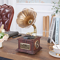 Retro Gramophonic Machine Mini Antique Swing Piece European-style Creative Gift Bluetooth Sound Network Red Shaking Soundbiter