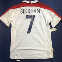 England 2004 6 Home Double Wear Beckham Owen Short Sleeve 735630 Long Sleeve 734030 L XL