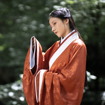 Huaigu Ju Qin Yi double winding long curved short curved Robe Women traditional dress non-improved original Chinese style Hanfu