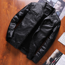 Venom jacket Motorcycle soft leather mens coat Korean slim fashion handsome spring and autumn clothes 2021 new