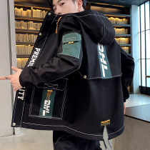Trench coat mens long 2021 New Spring Korean version trend handsome spring and autumn jacket thin overcoat men