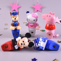 Kitty cat toy cartoon whistle kindergarten children pendant sling Wang team Gift Piggy page whistle