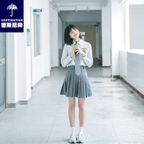 School uniform College style suit High school students college students Autumn and winter Korean version Junior high school Japanese middle school students British class suit Summer
