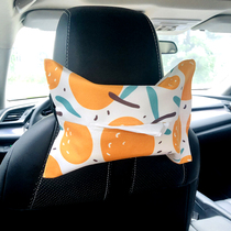 Creative car tissue box hanging car drawing box sun visor armrest strap fixing buckle multifunctional tissue cover