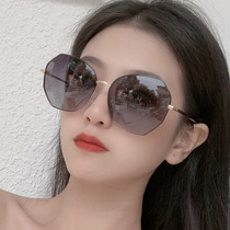 Tea Color Sunglasses Woman Superior Sunglasses Big Face Slim 2022 New Drive Dedicated Black Box Vegan Mirror