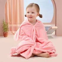 High-end newborn baby bath towel cotton super soft absorbent quick-drying baby hooded blanket childrens cloak hooded bathrobe