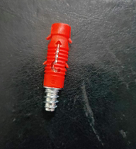 Invisible two-in-one connector integrated rod Red Express piece non-porous connection invisible piece Panel Furniture Hardware