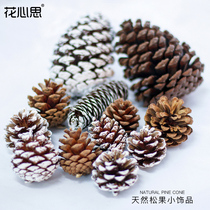 Christmas pine cone decoration natural pine Tower dried flower kindergarten creative handmade diy material flower supplies