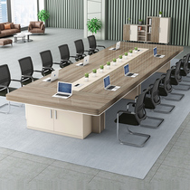 Large Conference Table Long Table Brief Modern Rectangular Office Negotiation Table Training Table Meeting Room Table And Chairs Combination