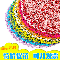 Kindergarten hanging decoration wall decoration classroom layout ring creation material corridor decoration blue and white porcelain handmade paper rope