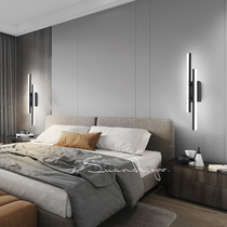 Bedside wall lamp Modern simple creative living room background wall lamp led corridor aisle stairs Balcony wall lamp