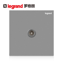 Legrand Switch Socket Panel Yijing Deep Sand Silver One Single TV Cable TV Wall Power Type 86