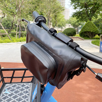 Waterproof bicycle bag front beam bag saddle bag car front riding storage hanging bag motorcycle equipment accessories pipe bag