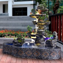 Large rockery water fountain Fish Tank ornaments outdoor Villa garden decoration fish pond landscape landscape
