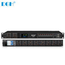 DGH Professional 8-way power sequencer 10-way sequence controller manager computer central control with filter B- 10