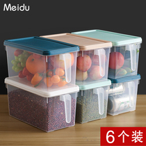 Refrigerator storage box Rectangular drawer type egg crisper food frozen kitchen plastic storage box storage box