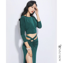 Gorgeous solo show 2021 new belly dance practice costume women Spring Autumn skirt Oriental dance suit