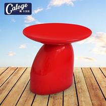 Mushroom Tea Table Creative Round GRP Living Room Elliptical minimalist modern full-fit desk a few