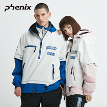 Phoenix Phoenix Single Double Board Ski Suit Women and Womens Tide Brand Vintage Jacket Ski Jacket PC972OT01