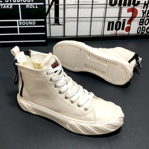Summer new high help shoes small white shoes mens shoes Han version 100 lap casual thick underfloor shoes sports board shoes net red tides shoes