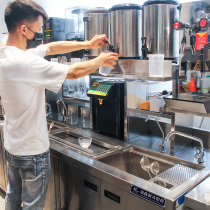 Water bar Commercial milk tea shop Full set of equipment Freezer ice machine Stainless steel workbench Shaker console customization