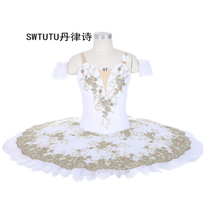 White Swan Lake ballet dance dress custom adult tutu dress stage performance plate dress girl examination practice