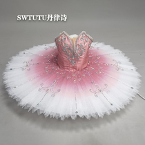 Danlv Poetry Watermelon Red Gradient Don Quixote Esmirada Central Ballet tutu Skirt International Competition