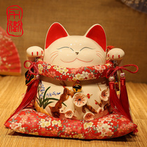 Li Wei Zhaocai cat ornaments large shop opening gifts creative home gifts Japanese ceramic piggy bank