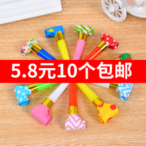 Blow-blown Lung whistleblowing Whistle Nursery School Children Birthday Party Flex Whistling Trumpets Baby Whistle Toy
