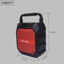 6 5 inch portable dance singing K Bluetooth radio station dance speaker wireless karaoke Radio