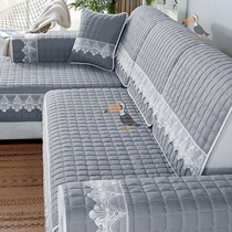 Fabric non-slip sofa cushion four seasons universal simple modern combination cushion European full cover custom sofa cover towel