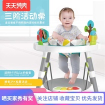 Baby jumping chair coax baby artifact multifunctional game table baby bouncing chair fitness frame toy 3-18 months