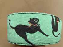Enchanting Miss Black Cat universal guitar belt bass belt crossbody folk electric guitar belt