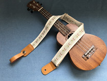 Original romantic embroidered ukulele strap ukulele strap fits all sizes ukulele