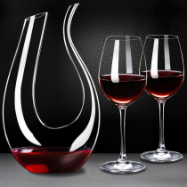 Lead-free wine glass crystal glass 2 European creative personality tall wine glass home set 4 sets