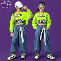 New Year's Day Children's Dress Jazz Dance Dress Girls Hip Hop Tide Brand Street Dance Suit Girls Walk hiphop Tide