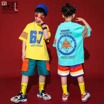 61 Childrens Street Dance Tidal Dress Boy Hip Hop Suit Jazz Dance Costumes Walk Show Boomer Girls Costume out of the summer