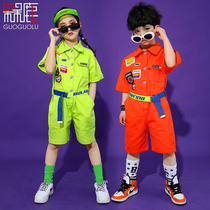 Childrens performance clothing Hip-hop suit Boys hip-hop tooling Girls hiphop clothing National trend model catwalk fashion