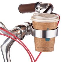 Bicycle full aluminum alloy kettle holder coffee cup rack Milk Tea Cup bracket riding beer bracket handlebar rack
