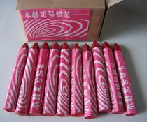 Wood marker pen Wood crayon Wood pen Big crayon Black crayon Red crayon