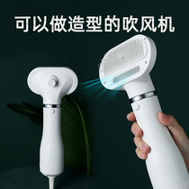 Pet hair dryer Dog hair blowing artifact Pull hair comb One-piece quick-drying Pet Teddy bath cat special