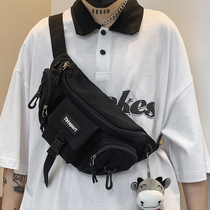 Chest Bag Male Tide Tooling Satchel Function Wind Single Shoulder Bag Multifunction Pockets Fashion Trends Street Men Skew Satchel