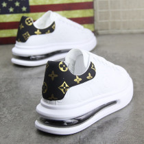 Hong Kong Tide Brand Air Cushion Board Shoes Women's 2022 Spring New White Interior Increase Joker Couple Breathable White Shoes Spring