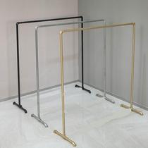 Drying rack floor-to-ceiling balcony steel pipe single pole household hanger floating window bedroom outside dormitory cold drying quilt clothes rack
